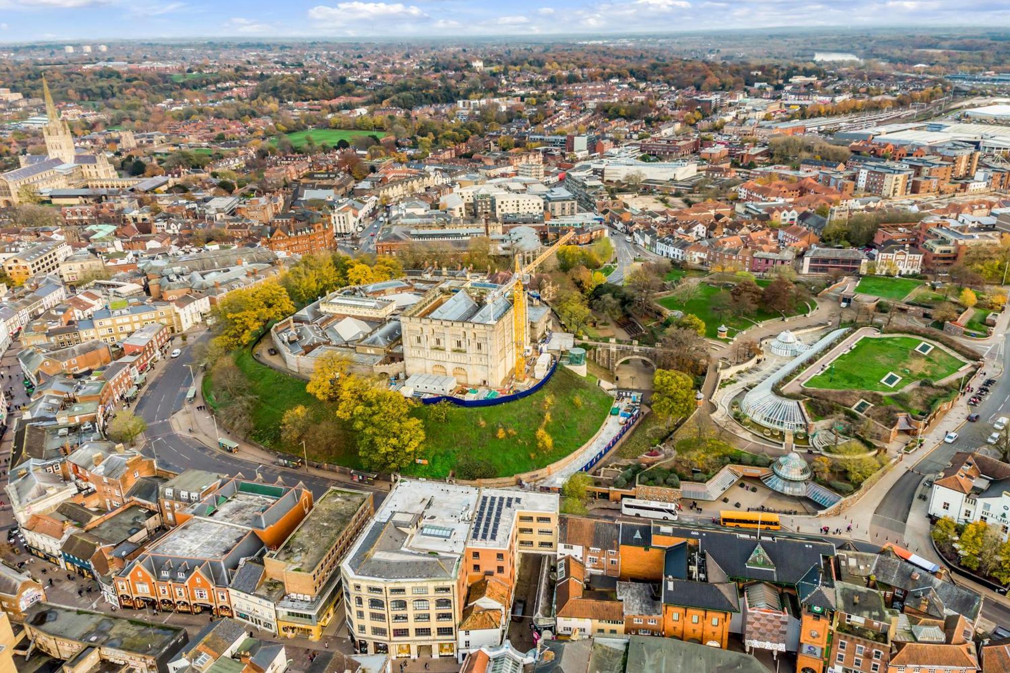 Furnished Modern Flat Overlooking Norwich Castle Exterior photo
